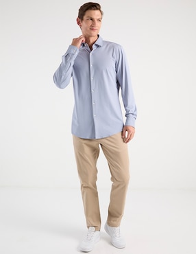 Camisa casual Hugo manga larga para hombre