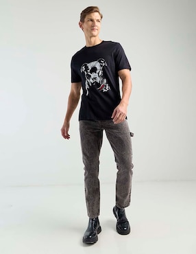 Playera Hugo cuello redondo para hombre