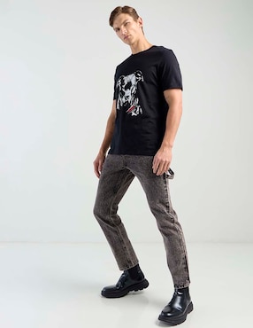 Playera Hugo cuello redondo para hombre