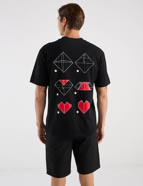 Playera Hugo cuello redondo para hombre