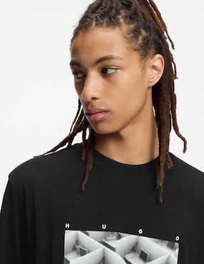 Playera Hugo cuello redondo para hombre