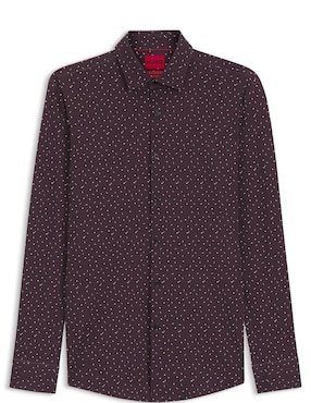 Camisa casual Hugo manga larga para hombre