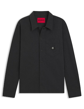 Sobrecamisa de vestir Hugo de algodón manga larga para hombre