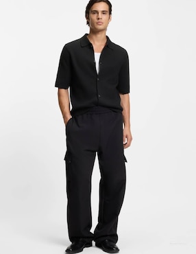 Sobrecamisa casual Hugo manga corta para hombre