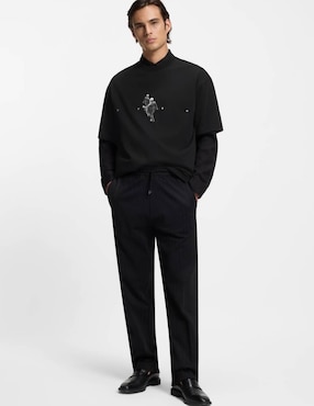 Playera Hugo cuello redondo para hombre