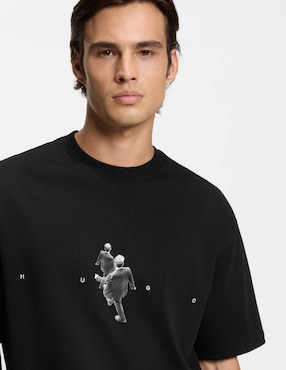 Playera Hugo cuello redondo para hombre