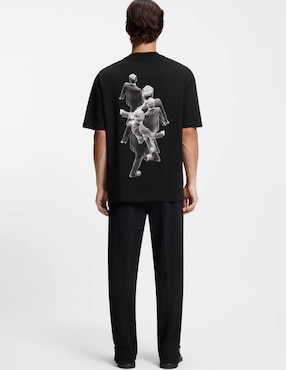 Playera Hugo cuello redondo para hombre