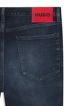 Jeans slim Hugo lavado whisker para hombre