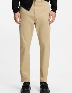 Pantalón casual slim Hugo de algodón para hombre