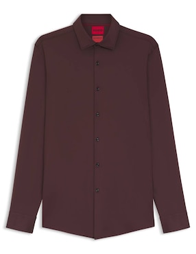 Camisa casual Hugo manga larga para hombre
