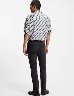 Jeans slim Hugo lavado medio para hombre