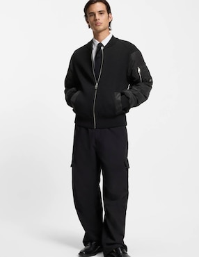 Chamarra bomber Hugo con bolsillos para hombre