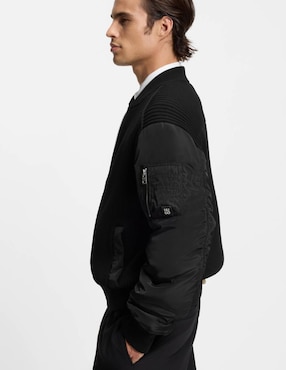 Chamarra bomber Hugo con bolsillos para hombre