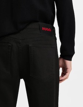 Jeans straight Hugo lavado medio para hombre