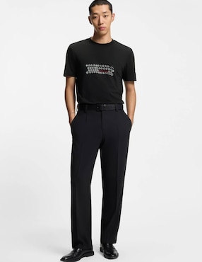 Playera Hugo cuello redondo para hombre