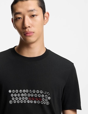 Playera Hugo cuello redondo para hombre