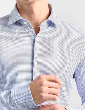 Camisa casual Hugo manga larga para hombre