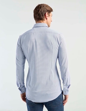 Camisa casual Hugo manga larga para hombre