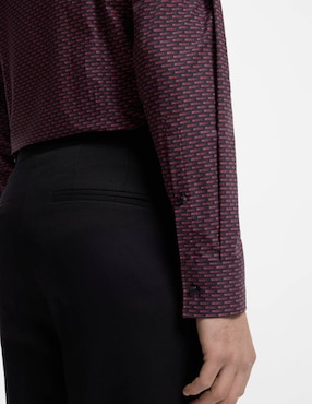 Camisa business casual Hugo de algodón manga larga para hombre