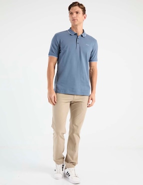 Playera tipo polo Hugo para hombre