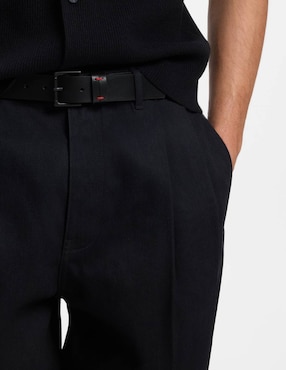 Cinturón Hugo de piel para hombre