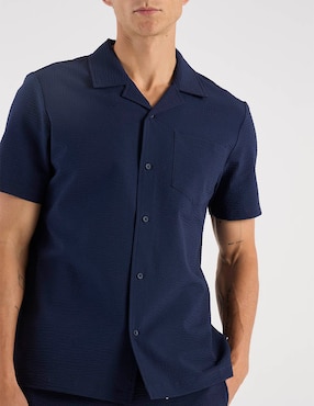 Camisa casual Scappino manga corta para hombre