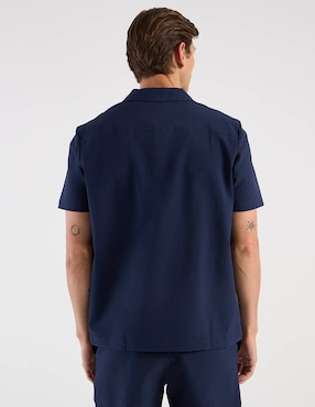 Camisa casual Scappino manga corta para hombre