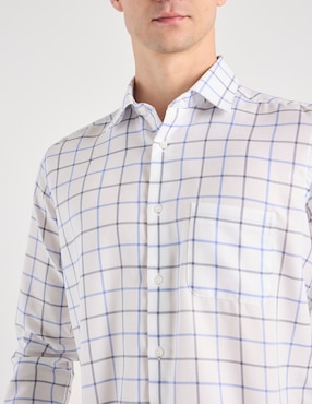 Camisa casual Scappino de algodón manga larga para hombre