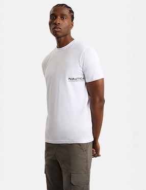 Playera Nautica Competition cuello redondo para hombre