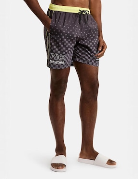 Traje de baño Nautica Competition calzón de malla integrado para hombre