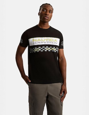Playera Nautica Competition cuello redondo para hombre