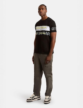 Playera Nautica Competition cuello redondo para hombre