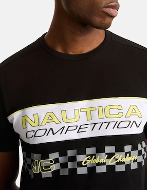 Playera Nautica Competition cuello redondo para hombre