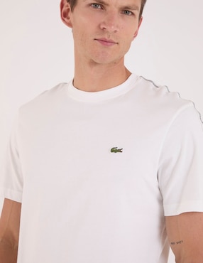 Playera Lacoste cuello redondo para hombre
