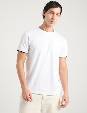 Playera Lacoste cuello redondo para hombre