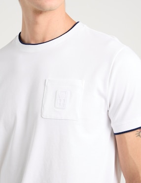 Playera Lacoste cuello redondo para hombre
