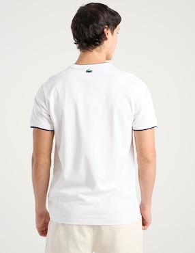 Playera Lacoste cuello redondo para hombre