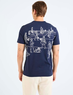 Playera Lacoste cuello redondo para hombre