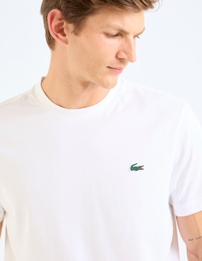 Playera Lacoste cuello redondo para hombre