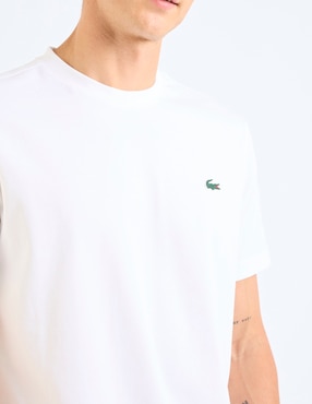 Playera Lacoste cuello redondo para hombre