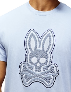 Playera Psycho Bunny cuello redondo para hombre