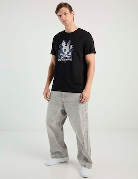 Playera Psycho Bunny cuello redondo para hombre