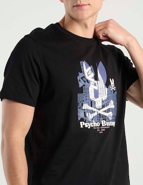 Playera Psycho Bunny cuello redondo para hombre