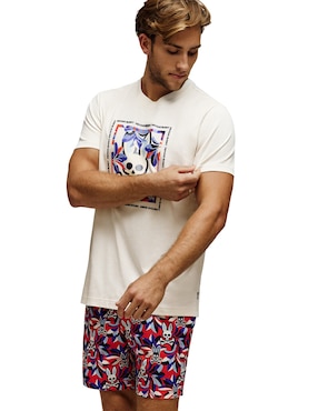 Playera Psycho Bunny cuello redondo para hombre