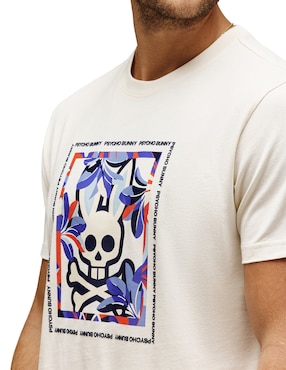 Playera Psycho Bunny cuello redondo para hombre