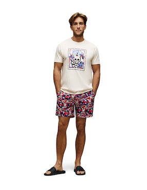 Playera Psycho Bunny cuello redondo para hombre