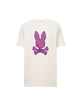 Playera Psycho Bunny cuello redondo para hombre