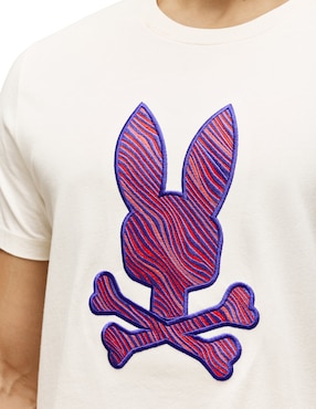 Playera Psycho Bunny cuello redondo para hombre