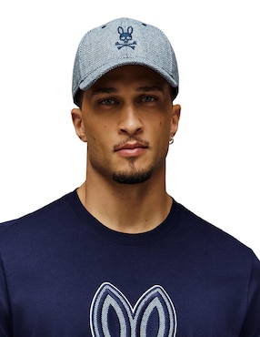 Gorra visera curva correa ajustable casual Psycho Bunny para hombre