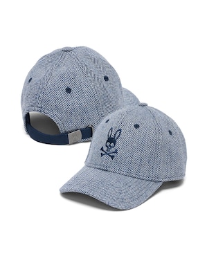 Gorra visera curva correa ajustable casual Psycho Bunny para hombre